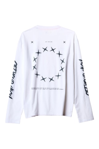 T-shirt regular Club - Blanc