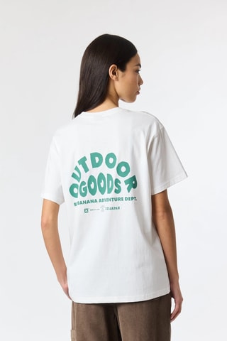 T-shirt regular en coton biologique Goods - Blanc