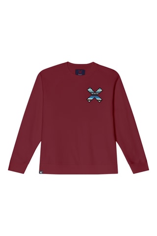 Sweat en coton biologique Classic - Bordeaux