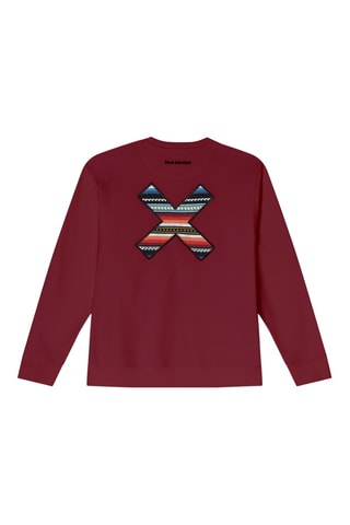 Sweat en coton biologique Classic - Bordeaux