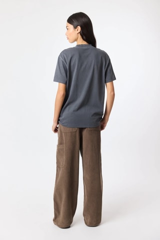 T-shirt regular en coton biologique Iconic - Gris
