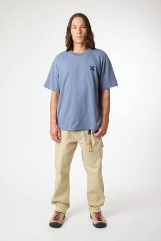 T-shirt oversize en coton biologique Amsterdam - Ciel