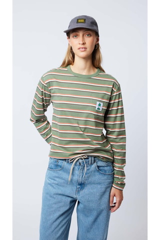 T-shirt regular en coton biologique Bliss - Kaki