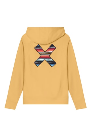 Sweat à capuche en coton biologique Classic - Jaune