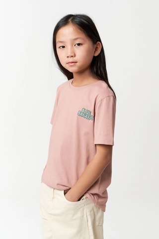 T-shirt en coton biologique Van - Orange clair
