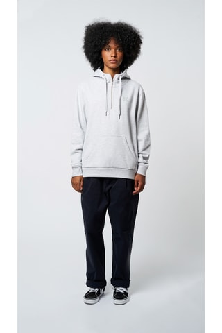 Sweat à capuche en coton biologique Reef - Gris clair