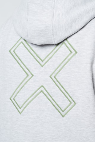 Sweat à capuche en coton biologique Reef - Gris clair