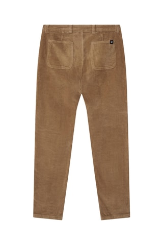 Pantalon straight en velours Corduroy - Marron