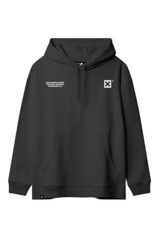 Sweat à capuche en coton biologique Atlas - Noir