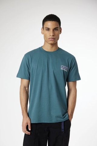 T-shirt oversize en coton biologique Line - Vert