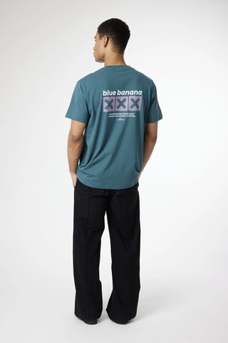 T-shirt oversize en coton biologique Line - Vert
