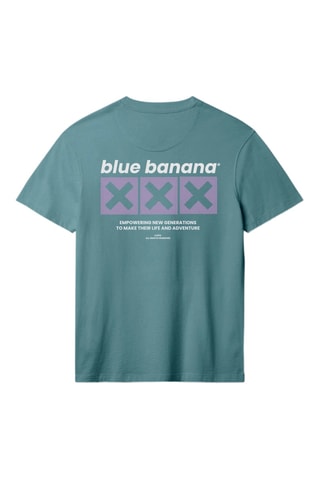 T-shirt oversize en coton biologique Line - Vert