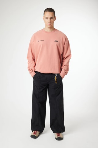 Sweat en coton biologique Grab - Corail