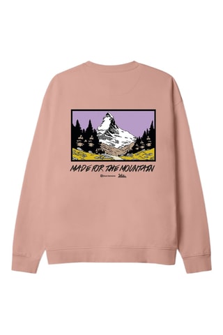 Sweat en coton biologique Grab - Corail
