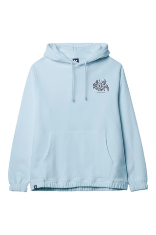 Sweat à capuche en coton biologique Fern - Bleu