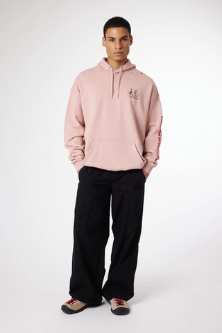 Sweat à capuche en coton biologique Coast - Orange clair