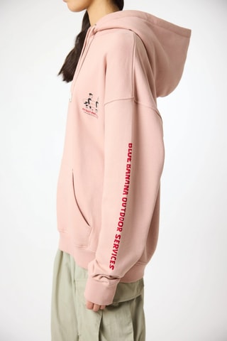 Sweat à capuche en coton biologique Coast - Orange clair