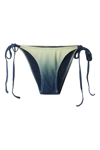 Bas de maillot dip and dye Crinkle - Bleu marine