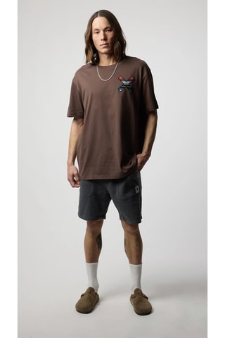 T-shirt regular en coton biologique Classic - Marron