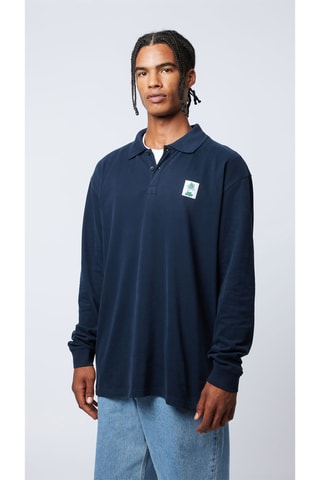 Polo regular en coton biologique Bliss - Bleu marine