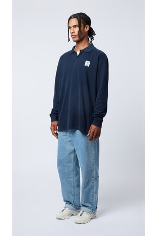 Polo regular en coton biologique Bliss - Bleu marine