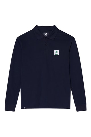 Polo regular en coton biologique Bliss - Bleu marine