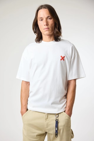 T-shirt oversize en coton biologique Amsterdam - Blanc