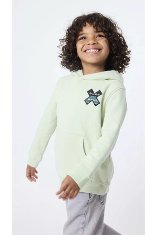 Sweat à capuche en coton biologique Classic - Vert