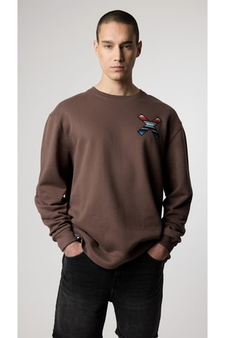 Sweat en coton biologique Classic - Marron