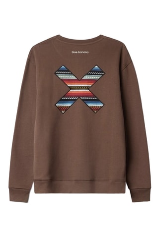 Sweat en coton biologique Classic - Marron