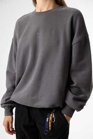 Sweat en coton biologique Bonfire - Gris