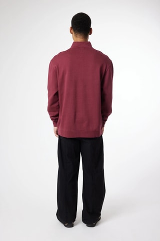 Sweat en coton biologique Iconic - Bordeaux