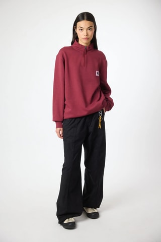 Sweat en coton biologique Iconic - Bordeaux
