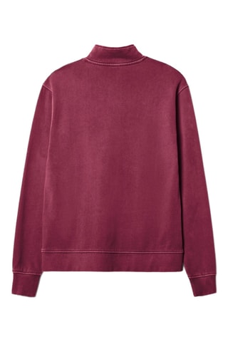 Sweat en coton biologique Iconic - Bordeaux
