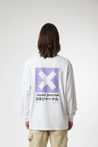 T-shirt regular Journal - Blanc