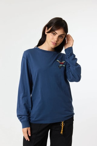 T-shirt regular en coton biologique Classic - Bleu