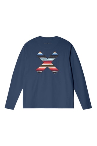 T-shirt regular en coton biologique Classic - Bleu