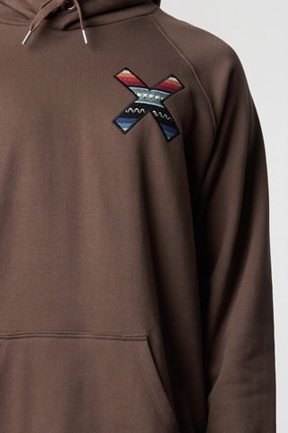 Sweat en coton biologique à capuche Classic - Marron