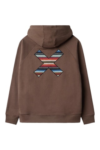 Sweat en coton biologique à capuche Classic - Marron