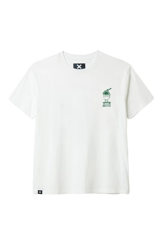 T-shirt oversize en coton biologique Ramen - Blanc