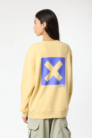 Sweat en coton biologique Nature - Jaune