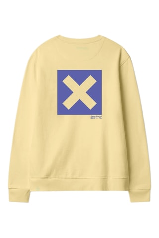 Sweat en coton biologique Nature - Jaune