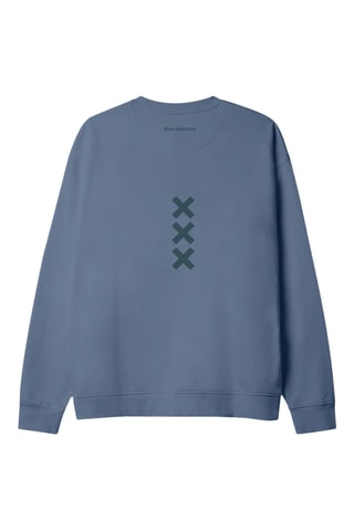 Sweat en coton biologique Bonfire - Ciel