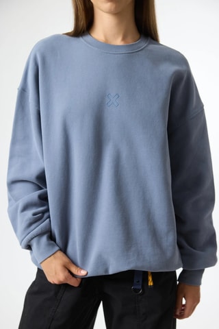 Sweat en coton biologique Bonfire - Ciel