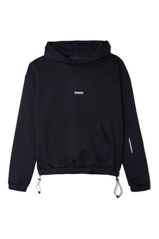 Sweat à capuche Tech - Noir