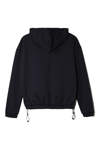 Sweat à capuche Tech - Noir