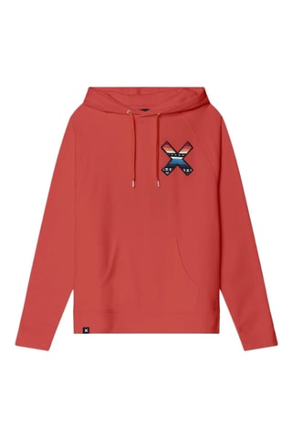 Sweat à capuche en coton biologique Classic - Rouge
