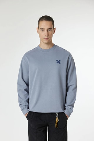 Sweat en coton biologique Amsterdam - Ciel