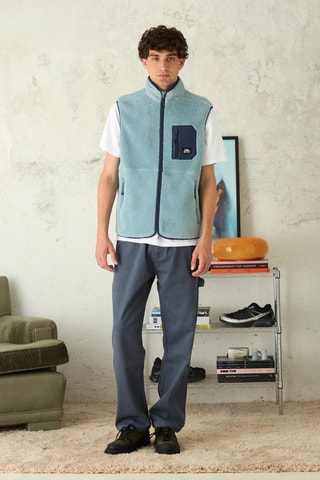 Veste sans manches polaire Rope - Vert d'eau
