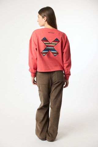 Sweat court en coton biologique Classic - Rouge